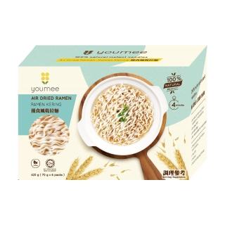 【YOUMEE】優食風乾拉麵 70gx6包入 單獨包裝(天然素材風乾麵)