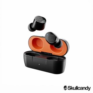 【Skullcandy 美國潮牌】吉寶真無線藍牙耳機-黑橘色(283)