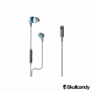 【Skullcandy 美國潮牌】SET 入耳式耳機-Lightning接頭 淺灰藍色(129B)