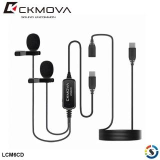 【CKMOVA】全向電容式雙頭領夾式麥克風 LCM6CD Type-C