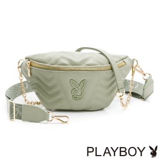 【PLAYBOY】腰包可單肩 Naughty Girl系列(淺綠色)