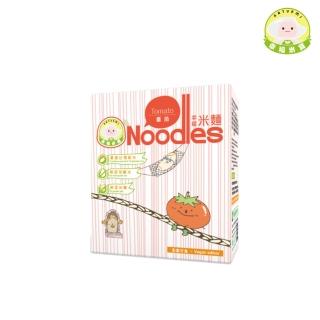 【Naturmi 幸福米寶】幸福米麵-番茄 240g/盒(一盒八束／無鹽寶寶麵／副食品／兒童麵條／短短米麵)