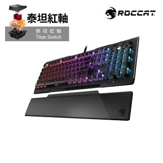 【ROCCAT】VULCAN 121 AIMO機械電競鍵盤-泰坦紅軸中文-黑