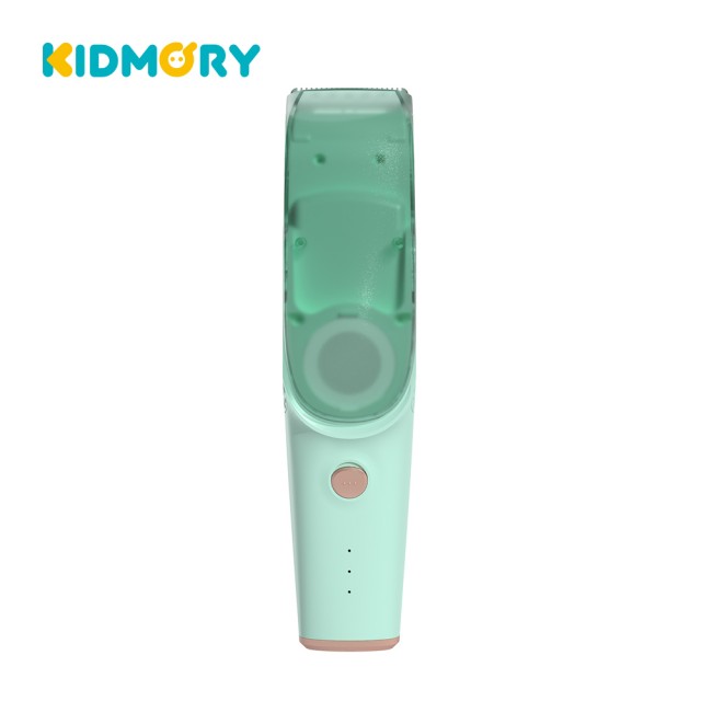 【KIDMORY】智能理髮器-吸剪合一-2色可選(附3種梳套 防水 電動理髮器 兒童理髮器 自動吸髮KM-236)