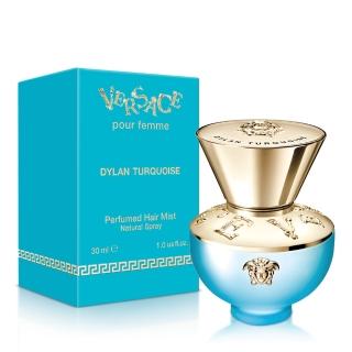 【VERSACE 凡賽斯】狄倫淡藍女性髮香噴霧30ml(原廠公司貨)