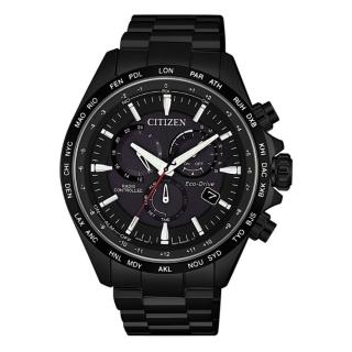 【CITIZEN 星辰】GENTS系列 電波對時 萬年曆 光動能計時腕錶(CB5835-83E)