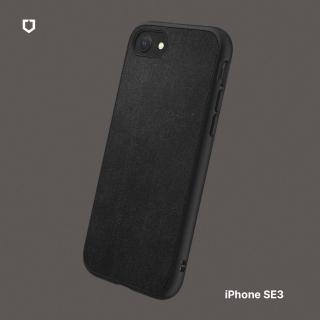 【RHINOSHIELD 犀牛盾】iPhone SE第3代/SE第2代/8/7 4.7吋 SolidSuit 皮革背蓋手機殼-黑色(獨家耐衝擊材料)