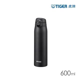 【TIGER 虎牌】彈蓋雙層不鏽鋼保溫瓶 600ml(MCT-T060 真空保溫杯/輕量隨行杯)