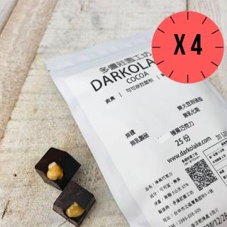 【多儂莊園工坊】85% 4包 100入 榛果巧克力 微苦巧克力(微苦 榛果 黑巧克力 Darkolake)