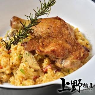 【上野物產 中秋烤肉】蒜香嫩煎雞腿排 x24片(100g±10%/片 雞排 冷凍食品  烤肉組 燒肉)