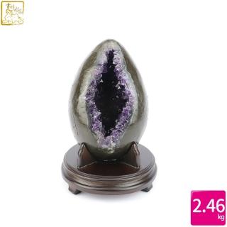 【吉祥水晶】烏拉圭紫水晶恐龍蛋 2.46kg(安神健康)