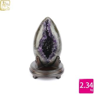 【吉祥水晶】烏拉圭紫水晶恐龍蛋 2.34kg(聚財聚福氣)