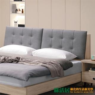 【綠活居】蓋拉  現代5尺雙人貓抓皮革床頭箱(不含床底＋不含床墊)