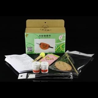 【台灣敏愛】完全套件-皮髮簪(蝶古巴特拼貼)