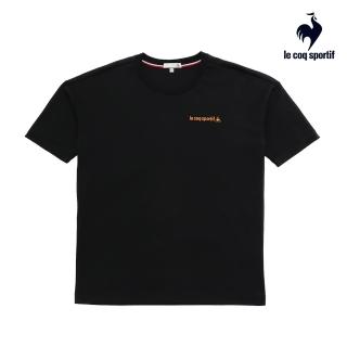 【LE COQ SPORTIF 公雞】短袖T恤 中性-黑-LON2380899