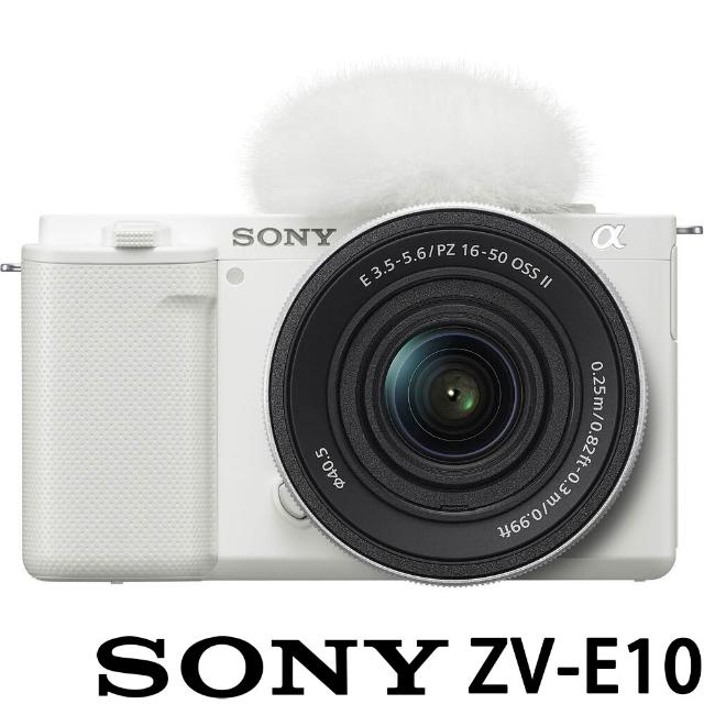 【SONY 索尼】ZV-E10K ZV-E10 KIT 附 16-50mm II 鏡頭組 (公司貨) APS-C 無反微單眼相機
