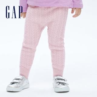 【GAP】嬰兒 甜美純棉針織內搭褲(702284-粉色)