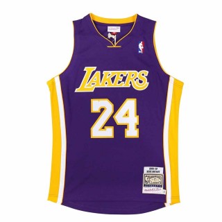 【NBA】籃球背心 LA LAKERS 06-07 KOBE BRYANT #24 ROAD 男款 紫色(AJY4CP19007-LALPURP06KBR)
