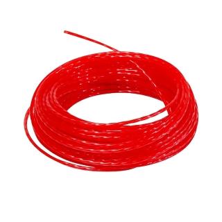 【MAKITA 牧田】靜音/花型尼龍繩-紅色2.7mm×15M(E-01828)