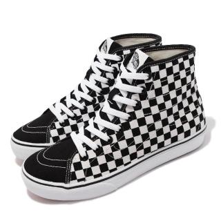 【VANS】休閒鞋 V38CL+Decon Sk8-HI 男款 Decon DX 棋盤格 帆布 高筒 支撐 黑白(5934060004)