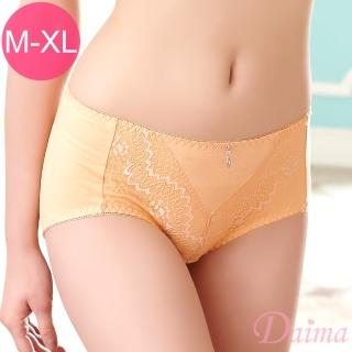 【Daima 黛瑪】彈力親膚透氣蕾絲全包覆內褲M-XL(膚色)