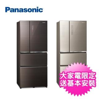 【Panasonic 國際牌】能源效率一級610公升無邊框玻璃系列四門冰箱(NRD611XGS/NR-D611XGS)