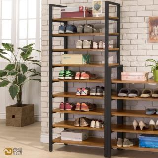 【WAKUHOME 瓦酷家具】Ari工業風木心板高鞋架A005-221