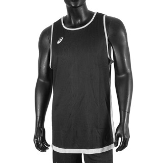 【asics 亞瑟士】Asics Apparels 男 籃球背心 訓練 運動 吸濕 快乾 輕量 舒適 雙面 黑(2063A255-100)