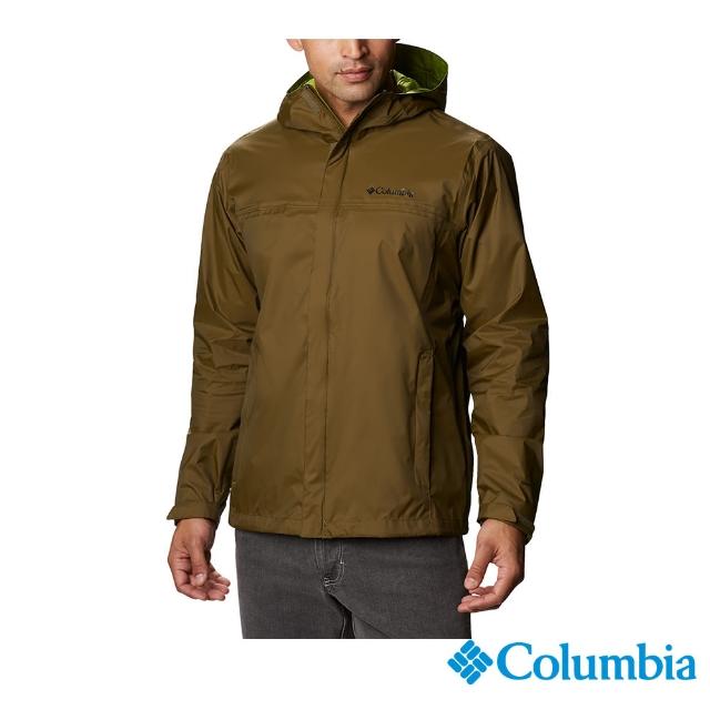 【Columbia 哥倫比亞】男款- Omni-Tech 防水外套-深藍(URE24330 / 防水.口袋.輕便)