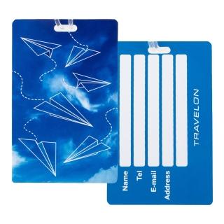 【Travelon】輕薄行李掛牌(紙飛機)