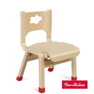 【Familidoo 米多】兒童實木成長學習椅子(堅固耐用/不傷皮膚/不刮地板)