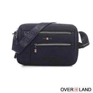 【OverLand】美式十字軍-機能美型多層拉鍊斜背包(5223)