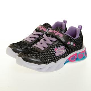 【SKECHERS】女童系列 SWEETHEART LIGHTS 燈鞋(302304LBKMT)