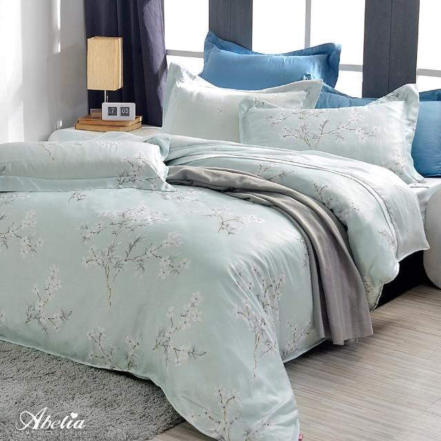 【Great Living 格蕾寢飾】Abelia 100%天絲木漿兩用被床包組-雙人150x186cm(600織 任選)