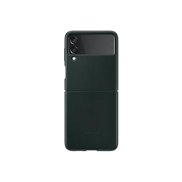 【Samsung 三星】Galaxy Z Flip3 5G 原廠皮革背蓋