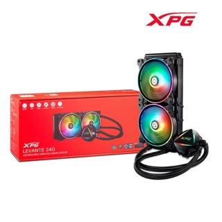 【XPG】威剛LEVANTE 240 ARGB CPU 水冷散熱器(第七代 ASETEK)