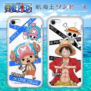 【ONE PIECE 航海王】iPhone 8/7 4.7吋 透明空壓手機殼