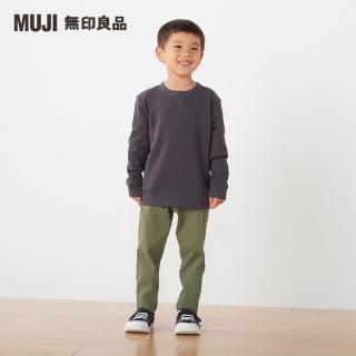 【MUJI 無印良品】兒童棉混輕鬆活動舒適拼接錐形褲(共4色)