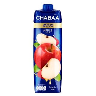 【即期品】泰國《CHABAA》啜吧 100% 蘋果汁1000ml(賞味期限:2022/11/05)