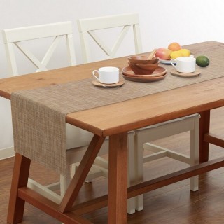 【NITORI 宜得利家居】PVC裝飾用桌布 MARBER2 BE(PVC 桌布)