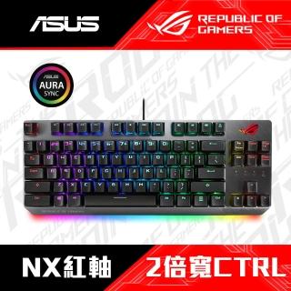 【ASUS 華碩】ROG STRIX SCOPE NX TKL RD 紅軸電競鍵盤