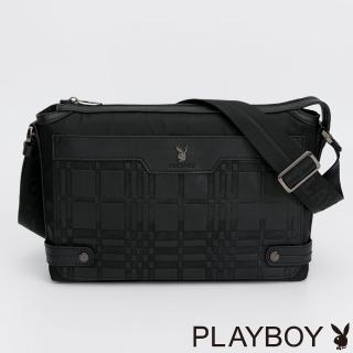 【PLAYBOY】斜背包 Noble系列(黑色)