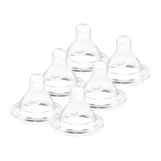 9338199 OL 【Chicco】Perfect 5-完美防脹矽膠奶嘴x3組-6入(舒適哺乳奶瓶適用)