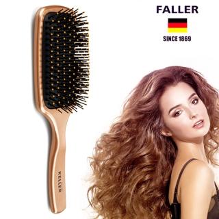 【FALLER 芙樂】金屬光抗糾結大型氣墊梳(柔珠軟纖維脆弱秀髮也可使用)