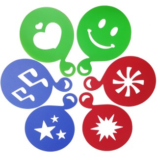 【GP&me】Dolce花式咖啡印花模6件