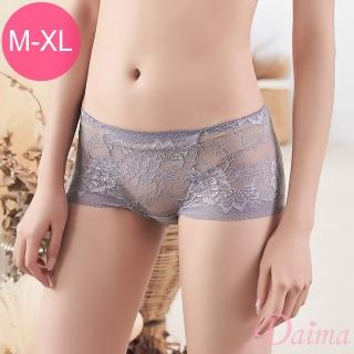 【Daima 黛瑪】法式。M-XL精品滿版性感蕾絲內褲(紫色)