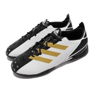 【adidas 愛迪達】足球鞋 Gamemode TF 運動 童鞋 愛迪達 輕量 避震 包覆 中大童 訓練 白 黑(GY5551)