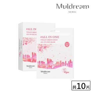 【Dalnara 月星球】muldream全方位舒緩潤澤韓國面膜(10片/盒)