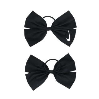 【NIKE 耐吉】BOW髮圈-蝴蝶結 髮飾 頭帶 黑白(N1001764010OS)