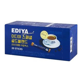 【EDIYA COFFEE】特調重乳拿鐵 11g*20入/盒(韓國代表性咖啡品牌)